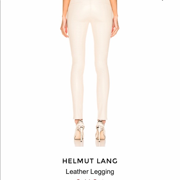 NEW HELMUT LANG LAMBSKIN PANTS - Picture 8 of 8
